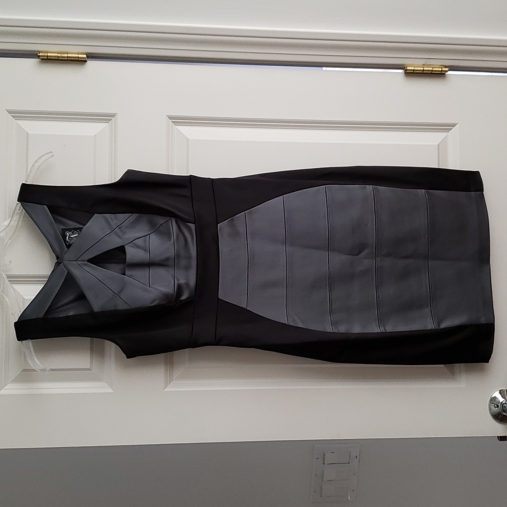 Wedding Season Sale!! Black and Gray Jax Cocktail Dress